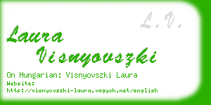 laura visnyovszki business card